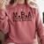 MBA Major Bad Ass Shirt Graduation T-Shirt Comfort Colors Sweatshirt Crimson