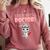 Med School Graduation Bunny Medical New Doctor Comfort Colors Sweatshirt Crimson