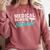 Medical School Survivor Med Student Graduation Comfort Colors Sweatshirt Crimson