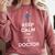 Medical Student Almost Doctor Med School Graduation Comfort Colors Sweatshirt Crimson