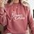 Merry Crisis Christmas Introvert Comfort Colors Sweatshirt Crimson Merry Crisis Christmas Introvert Comfort Colors Sweatshirt Crimson