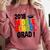 Middle School Graduation Class Of 2018 Shirt Comfort Colors Sweatshirt Crimson