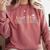 Middle School Graduation Next Stop High School Comfort Colors Sweatshirt Crimson