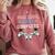 Middle School Level Complete Gaming Class Of 2022 Graduation Comfort Colors Sweatshirt Crimson