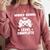 Middle School Level Complete Video Gamer Graduation Comfort Colors Sweatshirt Crimson