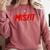 Misfit Outfit And Costume Introvert Apparel Comfort Colors Sweatshirt Crimson Misfit Outfit And Costume Introvert Apparel Comfort Colors Sweatshirt Crimson
