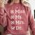 Miss Mrs Ms Dr Doctorate Doctor Graduation Comfort Colors Sweatshirt Crimson
