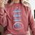 Miss Mrs Ms Dr PhD Graduation Tshirt Present For Women Comfort Colors Sweatshirt Crimson