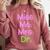 MIss Ms Mrs Dr Graduation Phd Pink And Green Class 2021 Comfort Colors Sweatshirt Crimson