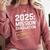 Mission Graduation Accomplished For Class Of 2025 Comfort Colors Sweatshirt Crimson