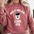 Molar Dentist Dental Hygienist Graduation Shirt Comfort Colors Sweatshirt Crimson