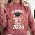My Mommy Mastered It Class Of 2025 Masters Graduation Outfit Comfort Colors Sweatshirt Crimson