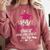 My Mommy Did It And She Did It For Me Graduation Daughter Comfort Colors Sweatshirt Crimson