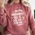 My Mommy Did It And She Did It For Me Graduation Nurse Mom Comfort Colors Sweatshirt Crimson