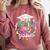 Mother Of a 2025 Graduate Tie Dye Class Senior Graduation 25 Comfort Colors Sweatshirt Crimson