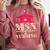 Msn Master Of Science In Nursing College Graduation Premium Tri-Blend Comfort Colors Sweatshirt Crimson