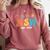 MSW Est 2025 Graduation School Social Worker Shirt Master Comfort Colors Sweatshirt Crimson