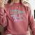 I Like Music More Than People Introvert Music Lover INTP Pun Comfort Colors Sweatshirt Crimson