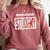 MUSICIAN Student Shirt Graduation MUSICIAN Stud Comfort Colors Sweatshirt Crimson