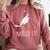 Nailed It Shirt Cute Graduation Grad Cap Comfort Colors Sweatshirt Crimson