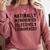 Naturally Introverted Selectively ExtrovertedIntrovert Joke Comfort Colors Sweatshirt Crimson