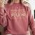 Neuroscience Major Neuroscientist Graduation Comfort Colors Sweatshirt Crimson