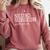 Neurosurgeon 2018 Graduation Comfort Colors Sweatshirt Crimson