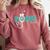New Grad Nurse Graduation For RN & LPN Comfort Colors Sweatshirt Crimson