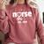 New Nurse Est 2019 Nursing School Graduation Comfort Colors Sweatshirt Crimson
