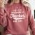 New Teacher Gifts Graduation Women Men Become Teachers Comfort Colors Sweatshirt Crimson