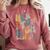 Next Stop High School Middle School Graduation Last Day Comfort Colors Sweatshirt Crimson