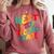 Next Stop Second Grade 1st Grade Graduation Day Kids Comfort Colors Sweatshirt Crimson