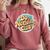 Do Nothing Club Lazy Introvert Gen Y Millennials Comfort Colors Sweatshirt Crimson