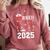Nurse Earned It 2025 Nurse Graduation RN LPN Class Of 2025 Comfort Colors Sweatshirt Crimson