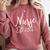 Nurse Est 2018 Shirt Nursing School Graduation Him Her Comfort Colors Sweatshirt Crimson