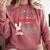 Nurse LPN RN CNA Easter Graduation Nursing 2021 Comfort Colors Sweatshirt Crimson