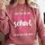 Nursing School Graduate Nurse Graduation Party Comfort Colors Sweatshirt Crimson