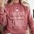 NursIng School Graduation For Practitioner Comfort Colors Sweatshirt Crimson