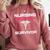 Nursing School Graduation Shirt Comfort Colors Sweatshirt Crimson