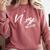Nursing School Survivor Apparel Graduation Nurse RN EST 2019 Comfort Colors Sweatshirt Crimson