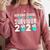 Nursing School Survivor Graduation Nurse RN 2020 Friend Comfort Colors Sweatshirt Crimson