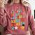 I Officially Graduated Kindergarten Graduation Class 2024 Comfort Colors Sweatshirt Crimson