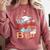 OK I Graduated Can I Go Back To Bed Now Graduation Comfort Colors Sweatshirt Crimson