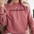 Overstimulated Introvert Social Anxiety Humor Slogan Premium Tri-Blend Comfort Colors Sweatshirt Crimson