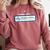 Overthinking In Progress Introvert Please Wait Comfort Colors Sweatshirt Crimson