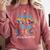 Para Educator Happy Last Day Of School Women Graduation Comfort Colors Sweatshirt Crimson