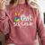 Peace Out 5th Grade Tie Dye Graduation Class Of 2026 Comfort Colors Sweatshirt Crimson
