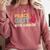 Peace Out 8th Grade Graduation Last Day Of School Comfort Colors Sweatshirt Crimson