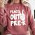 Peace Out Pre-K Great Class Of 2019 Graduation T-Shirt Comfort Colors Sweatshirt Crimson