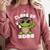 Peace Sign Hand Turtle Class Of 2026 Graduation Comfort Colors Sweatshirt Crimson